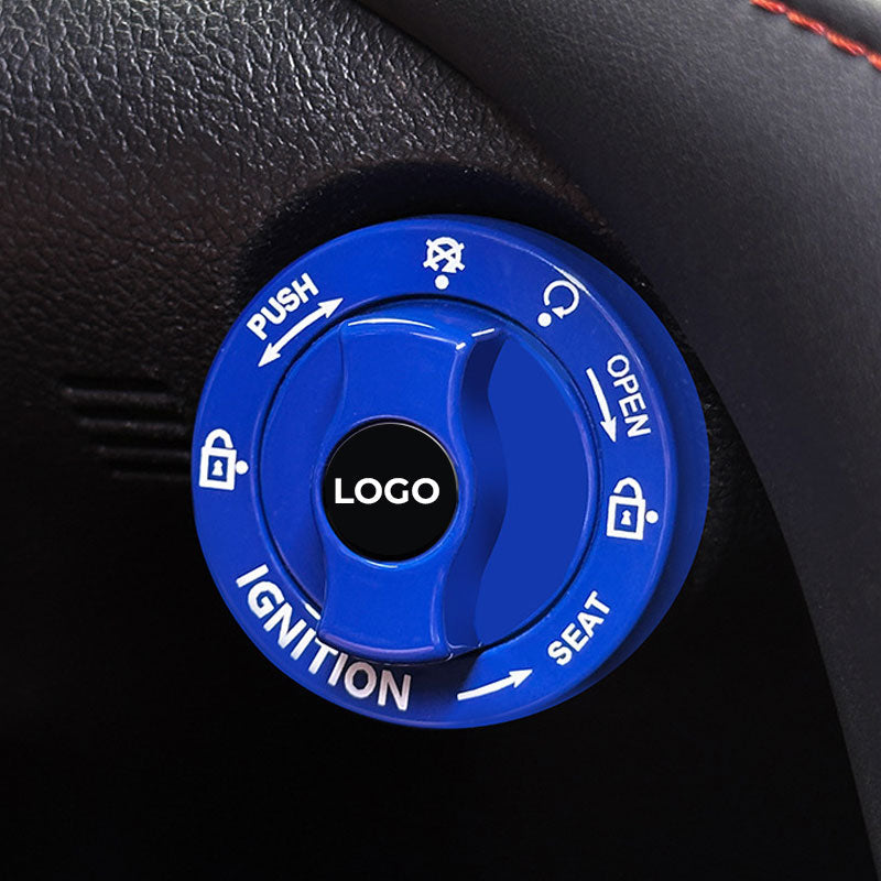 Full metal car start button protective cover