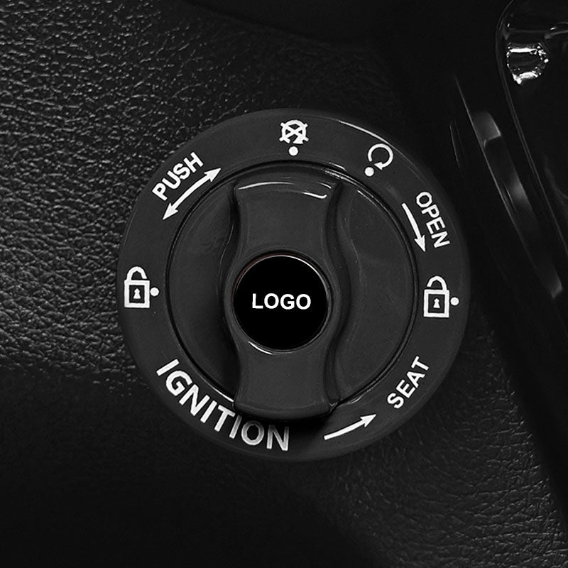 Full metal car start button protective cover